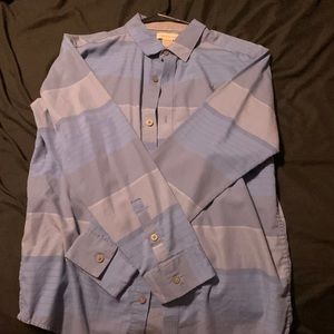 Calvin Klein Boys Large Dress Shirt 14/16 Like New